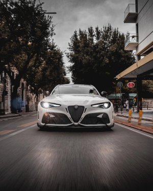 Alfa Romeo Giulia Quadrifoglio GTAm Conversion Kit by PariS'5 GaraGe - Complete Kit - FRP/ Carbon Fiber Combo
